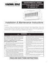 Marley Engineered Environmental Electric Heated Air Curtain User manual