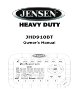 Voyager Jensen Heavy Duty JHD910BT Owner's manual