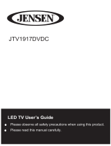 Jensen JTV1917DVDC User manual