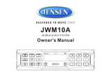 Jensen Mobile Audio System User manual
