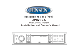 Jensen JWM90A Owner's manual