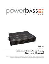 PowerBass APS-100 Owner's manual