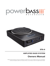 PowerBass STA-8 Owner's manual