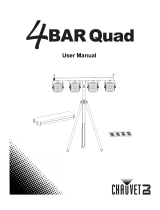 CHAUVET DJ 4Bar Quad Complete Wash Lighting Solution User manual
