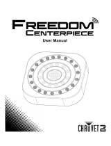 Chauvet Freedom Centrepiece Wireless LED Light User manual