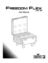 CHAUVET DJ Fredom Flex H4 IP Battery Powered LED Par User manual