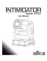 CHAUVET DJ Intimidator Spot 475Z User manual