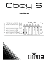 CHAUVET DJ Obey 6 DMX Controller User manual