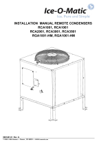 Ice-O-Matic RCA/RGA User manual