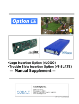 Cobalt Digital BBG-1022-FS-DSP 3G/HD/SD-SDI Standalone Frame Sync Operating instructions