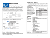 Cobalt Digital Inc BBG-DA-12G-1x6 12G/6G/3G/HD/SD-SDI / ASI / MADI Reclocking Distribution Amplifier User manual