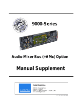 Cobalt Digital %2bAMx Audio Mixer Software User manual