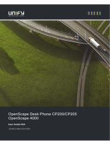 Unify OpenScape Desk Phone CP200/CP205 User guide
