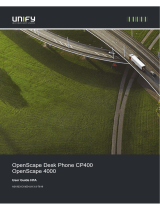 Unify OpenScape Desk Phone CP400 User guide