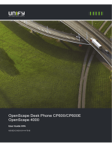 Unify OpenScape Desk Phone CP600/CP600E User guide