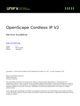 Unify OpenScape Cordless IP V2 Service Guideline english User guide