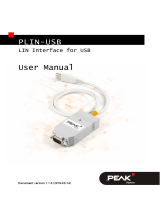 PEAK-System PLIN-USB Operating instructions