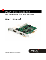 PEAK PCAN-PCI Express User manual