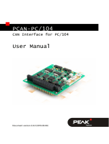 PEAK PCAN-PC/104 Series User manual