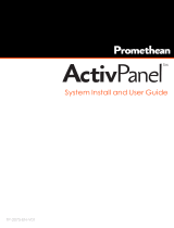 promethean ActivPanel 6 User guide