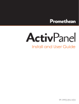 promethean ActivPanel 4 User guide