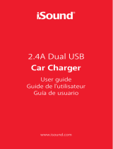 iSound Dual USB Car Charger User guide