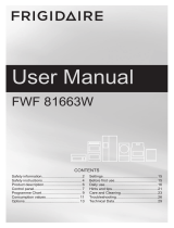 Frigidaire FWF81663W User manual