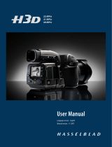 Hasselblad H3D 31MPix User manual
