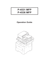 Utax P-4536 MFP Owner's manual