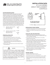 Robertshaw G1 & G4 Series Direct Replacement Controls User manual