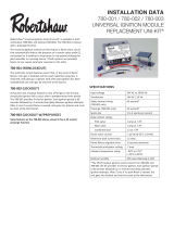 Robertshaw 780-001 / 780-002 / 780-003 Universal Ignition Module Replacement Uni-Kits® User manual