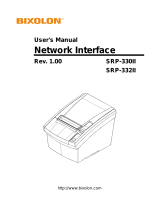 BIXOLON SRP-330II Network Connection Manual