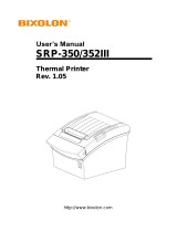 BIXOLON SRP-350III User manual