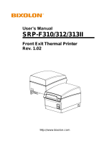 BIXOLON SRP-F310II User manual