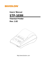 BIXOLON STP-103III User manual