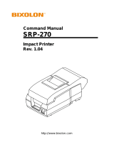 BIXOLON SRP-270 Command Manual