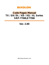 BIXOLON XD5-40t Code Page Manual