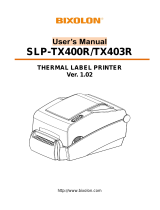 BIXOLON SLP-TX400R User manual