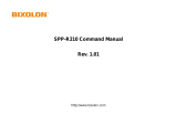 BIXOLON SPP-R210 Command Manual