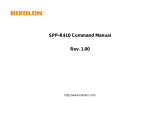 BIXOLON SPP-R410 Command Manual