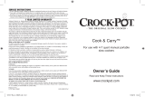 Crock-Pot Crock Pot Cook and Carry Owner's manual