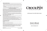 Crock-Pot SCCPPC400-V1 Owner's manual