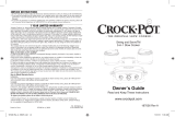 Crock-Pot SCCPTOWER-S Owner's manual