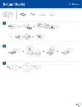 Ricoh SP 230DNw Installation guide