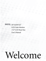 BenQ FP71E User manual