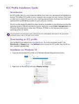 BenQ PD2705Q Installation guide