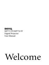 BenQ MP772 ST User manual