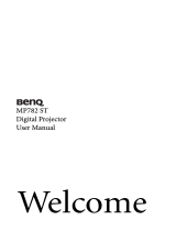 BenQ MP782 ST User manual