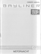 Bayliner 1987 Motoryacht Owner's manual