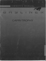 Bayliner 1989 Capri Owner's manual